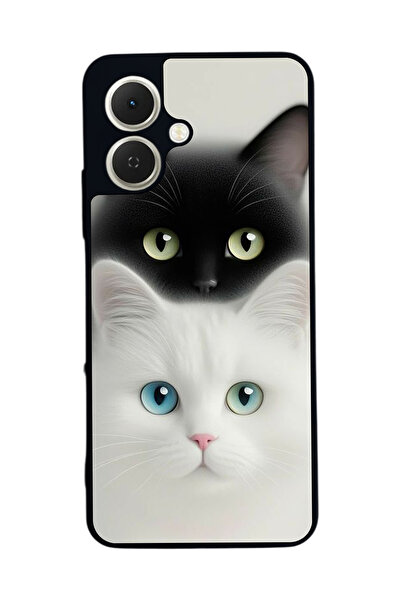 TECNO متوافق مع Spark GO 2 مطبوع ، أسود غير لامع، سيليكون ناعم، واقي، غطاء ممتص للصدمات، حافظة