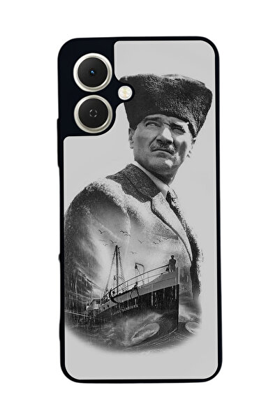 TECNO متوافق مع Spark GO 2 مطبوع ، أسود غير لامع، سيليكون ناعم، واقي، غطاء ممتص للصدمات، حافظة