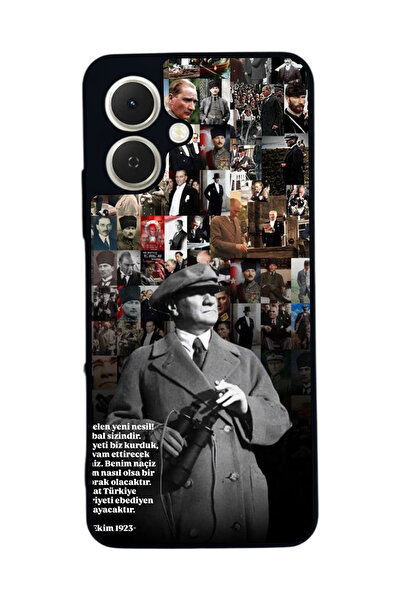 TECNO متوافق مع Spark GO 2 مطبوع ، أسود غير لامع، سيليكون ناعم، واقي، غطاء ممتص للصدمات، حافظة