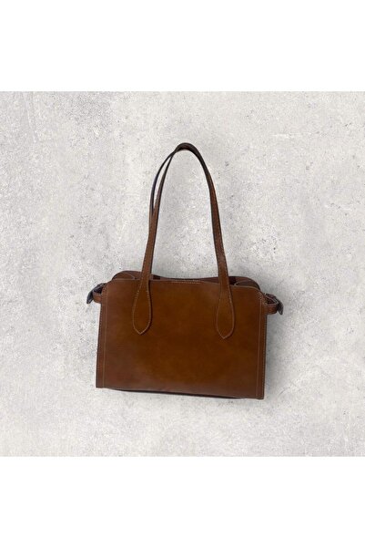 Miss Poem Women's Retro Tan Suede Bag
