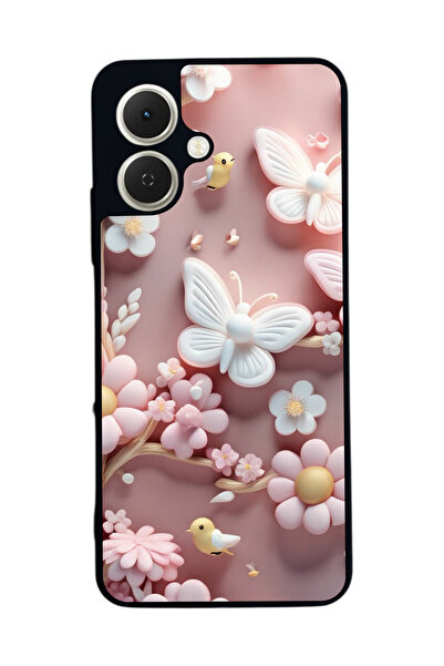 TECNO متوافق مع Spark GO 2 مطبوع ، أسود غير لامع، سيليكون ناعم، واقي، غطاء ممتص للصدمات، حافظة