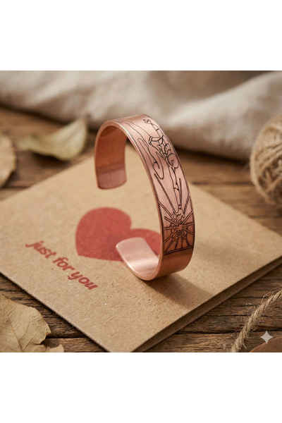 Neefy ÖRÜMCEK ADAMLI İÇİ DUALI ÇOCUKLARA ÖZEL Saf Bakır Bileklik Tamamen doğa...