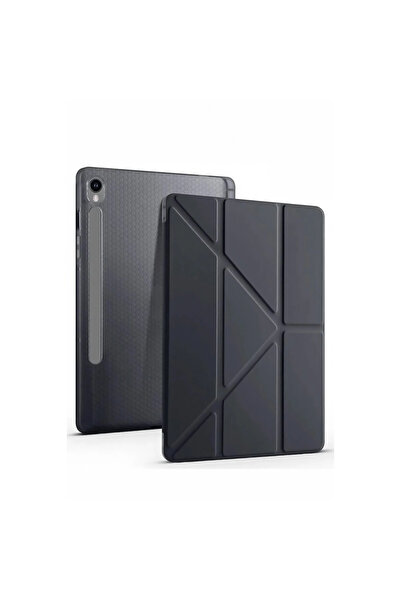 Twin Store حافظة جهاز الكمبيوتر اللوحي Galaxy Tab S10 Fe 13.1 مع حامل القلم من مارس - اللون الأسود