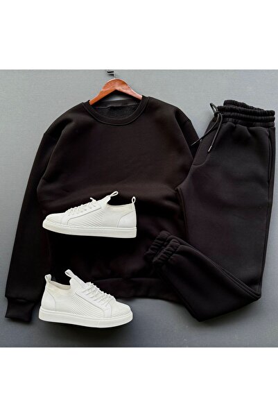 Beylerce Three-Thread Sweatshirt-Sweatpants Set 2-Piece Product
