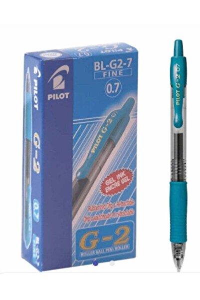 Pilot قلم حبر جاف G2 - أزرق فاتح 0.7 مم (عبوة من 12 قلمًا)