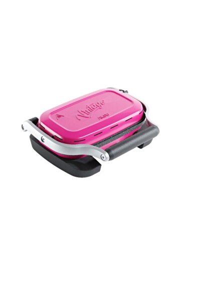 Allians Vintage Waffle Makinesi, Çiftli, Pembe, Şık ve Kullanışlı Tasarım