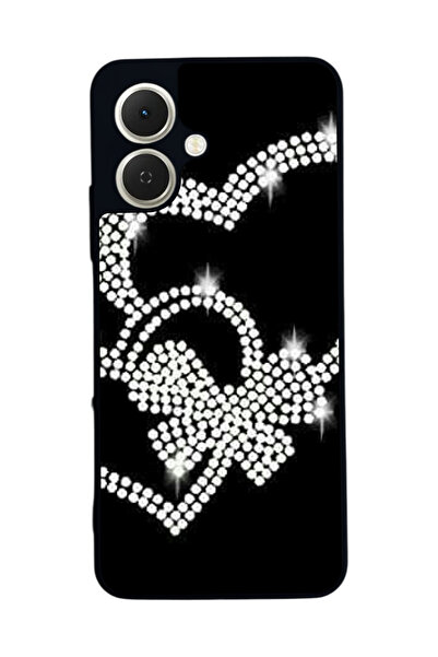 TECNO متوافق مع Spark GO 2 مطبوع ، أسود غير لامع، سيليكون ناعم، واقي، غطاء ممتص للصدمات، حافظة