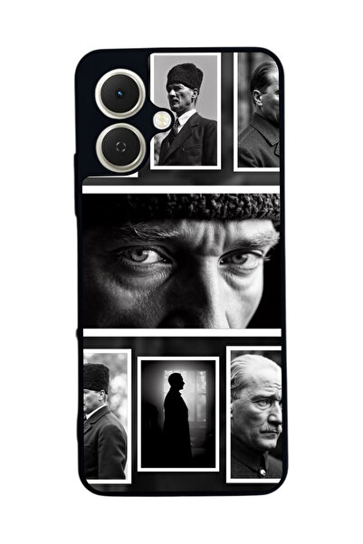 TECNO متوافق مع Spark GO 2 مطبوع ، أسود غير لامع، سيليكون ناعم، واقي، غطاء ممتص للصدمات، حافظة