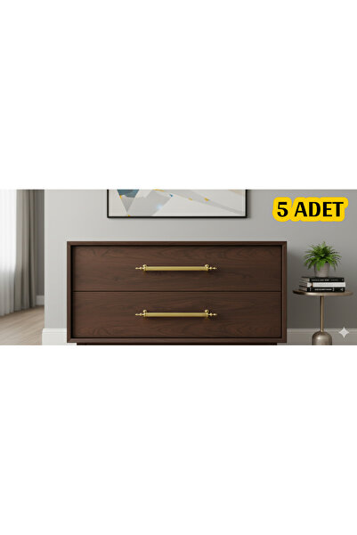 eneci METAL DOLAP VE ÇEKMECE KULPU MOBİLYA KULPLARI GOLD 20 CM