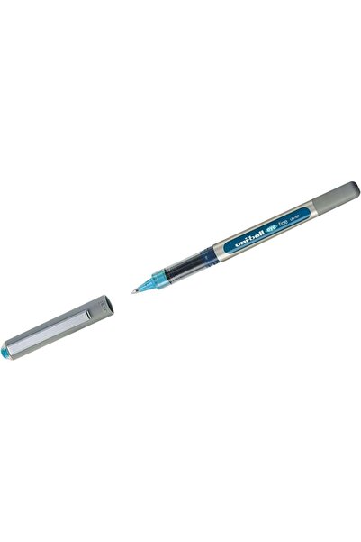 UNİ-BALL قلم تحديد العيون ذو رأس كروي رفيع - أزرق فاتح