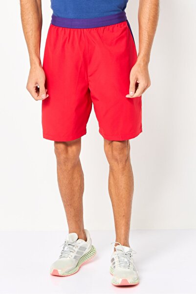 Lacoste Men Regular Fit Novak Djokovic Tennis Shorts, Red