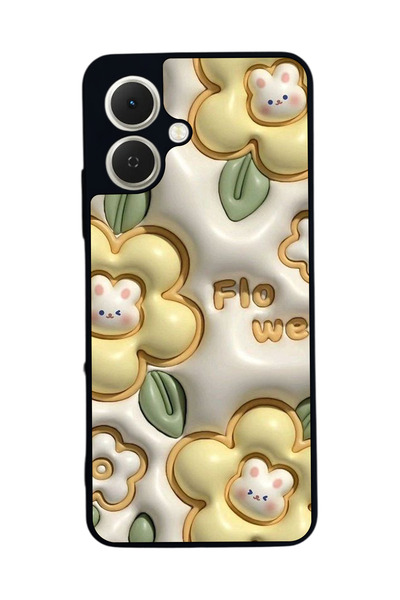 TECNO متوافق مع Spark GO 2 مطبوع ، أسود غير لامع، سيليكون ناعم، واقي، غطاء ممتص للصدمات، حافظة