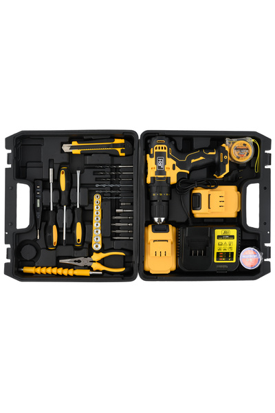 OEM Trusa 30 accesorii+ bormasina cu percutie si 2 acumulatori 24v