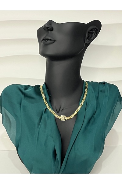 Milacojewelry 14K kaplama Vip kolye