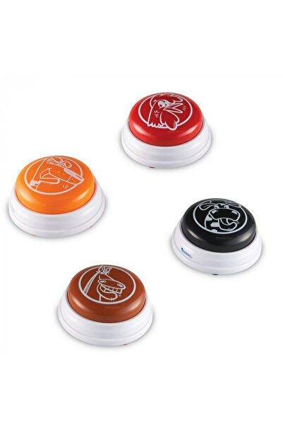 Learning Resources Animal Response Buzzers - Set of 4