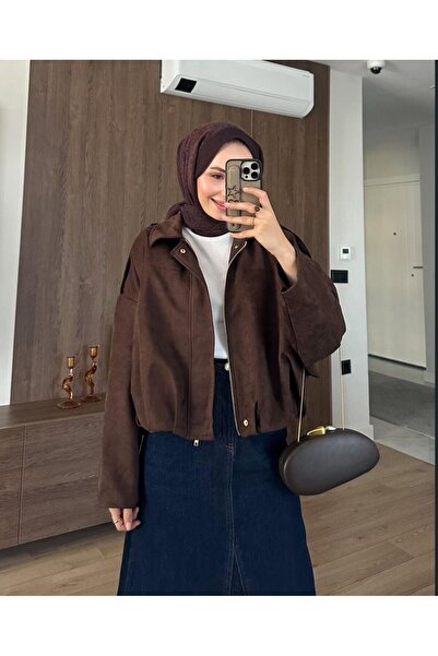 ALVOR Zippered Short Bomber Jacket