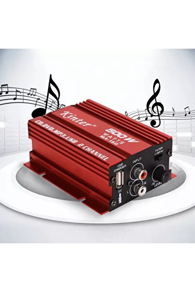 Avex MINI amplificator auto, stereo, 500 W max, cu incarcare USB