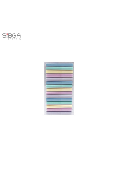 sibga tasarım Küçük İnce Şerit 300 yaprak Şeffaf Renkli Postit Post-it Post I...