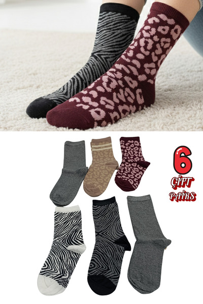 stellare Дамски безшевни чорапи с райета – комплект от 6 чифта удобни и меки чорапи за ежедневно носене