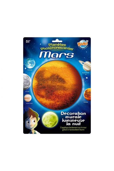 Buki France Glow-in-the-dark Wall Decoration - Mars