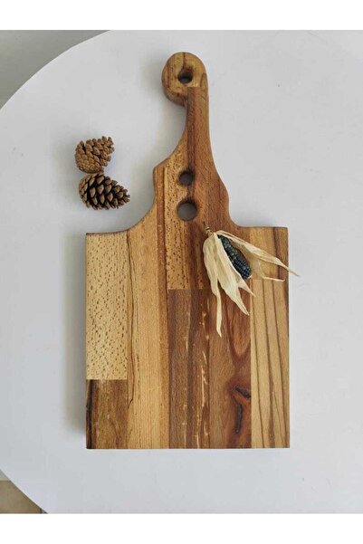 Saatistan Stylish and Durable Wooden Cutting Board, Practical Solution for Ki...