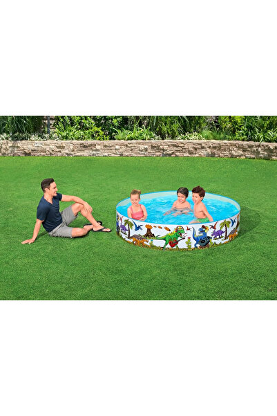BESTWAY portatif havuz dinozor desen 183*38 cm