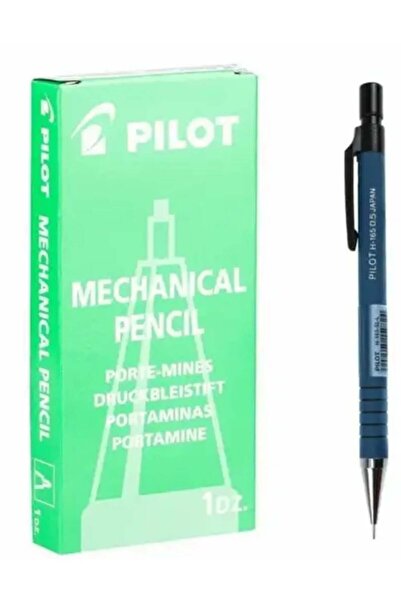 Pilot قلم رصاص ميكانيكي، يعمل بالضغط، جسم خارجي أزرق، 0.5 مم، عبوة من 12 قلمًا