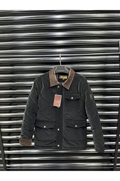 Loro Piana Kapito Siyah Mont Yakalı