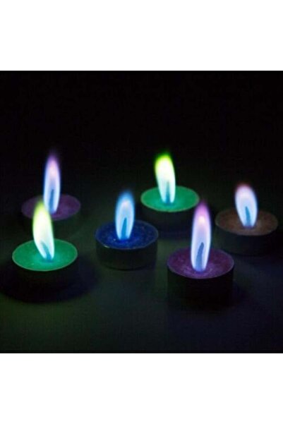 Other شموع اللهب الملونة، 6 قطع