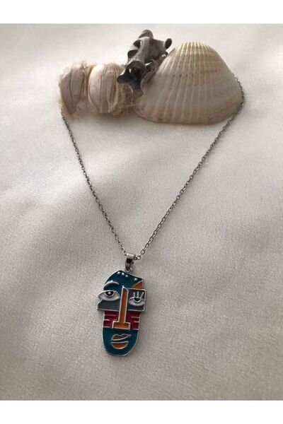 Alışveriş Kasabası قلادة من الفولاذ على شكل وجه