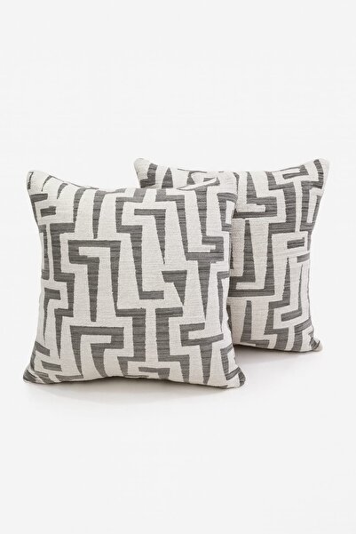 KAYALI HOME '' Labir '' Premium Διακοσμητικό Τετράγωνο Σετ με δύο καλύμματα μ...