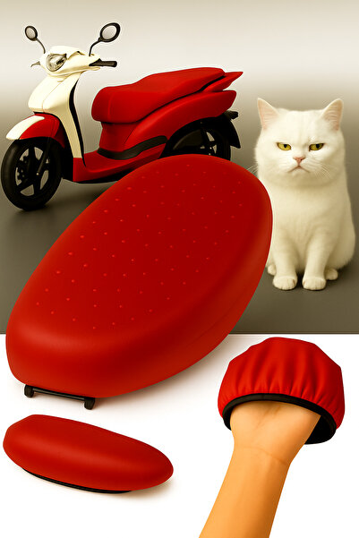 lawrenceshop Δερμάτινο κάλυμμα σέλας μοτοσικλέτας συμβατό με Kymco Downtown 2...