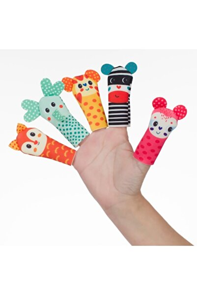 OEM Textile Finger Puppets Toy - 5 pcs