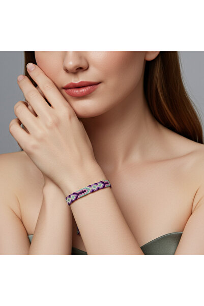 ilisio Bratara etnica Violet Harmony