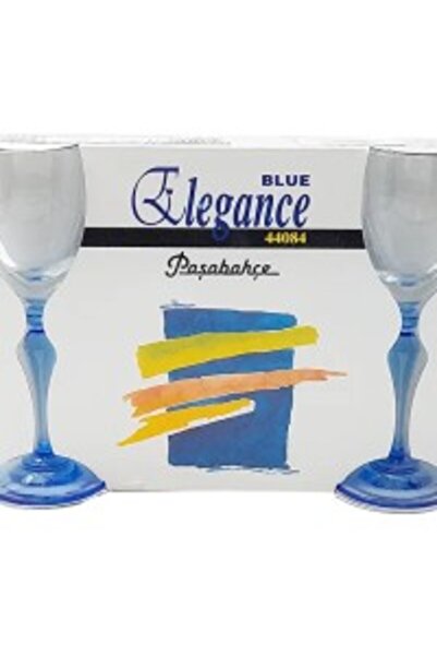 Paşabahçe Pahar de lichior Pasabahce Blue Elegance 100cc (44084) set 3 buc.