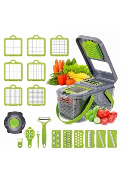 OEM Razatoare Multifunctionala 2 in 1 Smartix pentru legume si fructe, 22 pie...