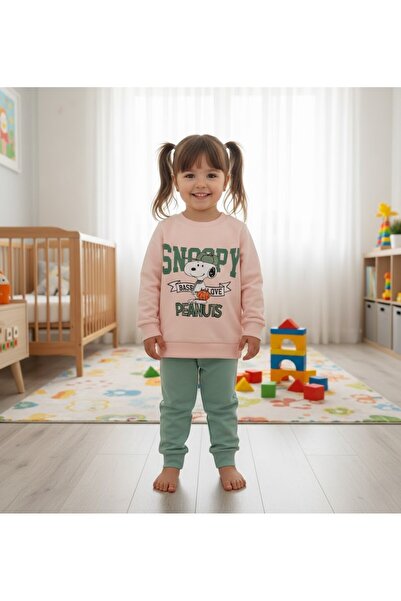 FURYATEX Linia personaj cu imprimeu cu glugă Set dublu Sweat tricou Trening u...