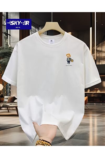 LELVANİ تي شيرت تيدي بير مطبوع للجنسين