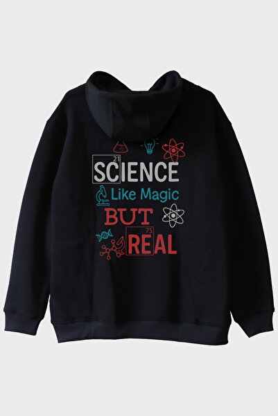 Generic Brand هودي أسود من Science Like Magic