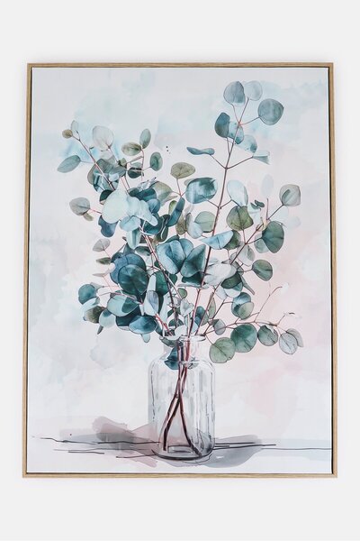 BEBEHOME لوحة فنية جدارية مؤطرة من القماش المرسوم عليه لوحة فنية ديكور