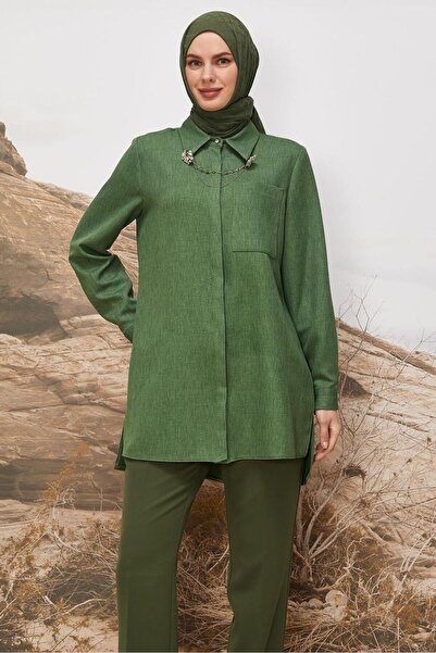 Alvina Shirt Collar Tunic 46201