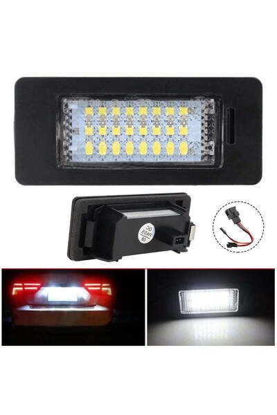 lumixauto Set de 2 becuri LED pentru plăcuța de înmatriculare Canbus – Audi/VW