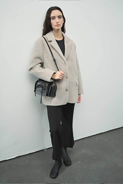 Hooopstore Premium Wool Textured Mink Blazer Jacket