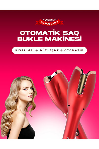 ozbience Lale Bukle Makinası, Otomatik Saç Maşası, Kalın Su Dalgası 25mm