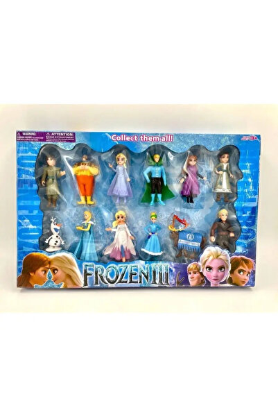 BC Karlar Ülkesi Frozen Elsa Olaf 12’li Figür Oyuncak Seti