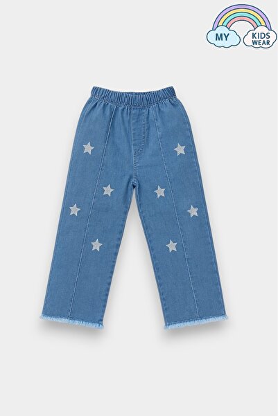 My Kids Wear Pantaloni de blugi confortabili pentru fete croială 2-6 ani 12349