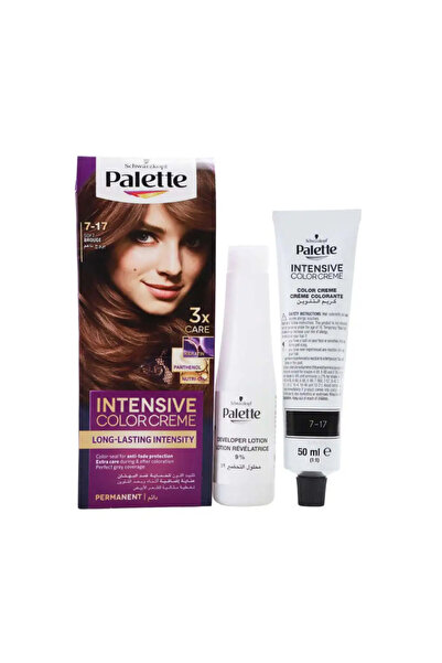 Palette Intensive Color Creme Long Lasting Intensity Permanent Hair Color Code- 7-17 Soft Brouge