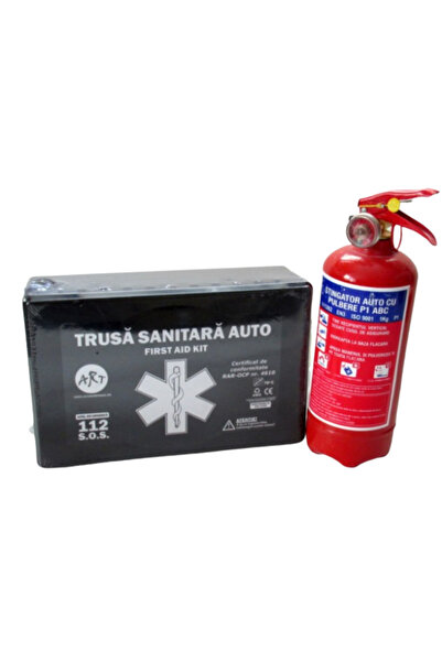 VERDA Car First Aid Kit and Fire Extinguisher Essential for Your Road Safety