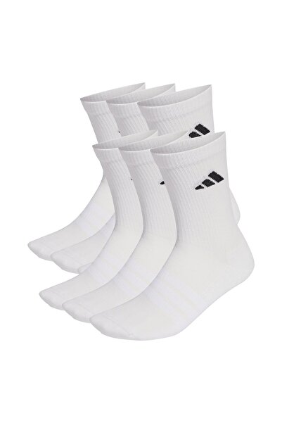 adidas Unisex Socken, 6er Pack - Cushioned Crew Socks, Logo, gepolstert, einf...