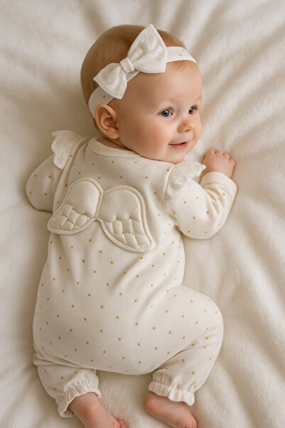 Baharda Nova 100% Cotton Baby Girl Long Sleeve Seasonal Jumpsuit